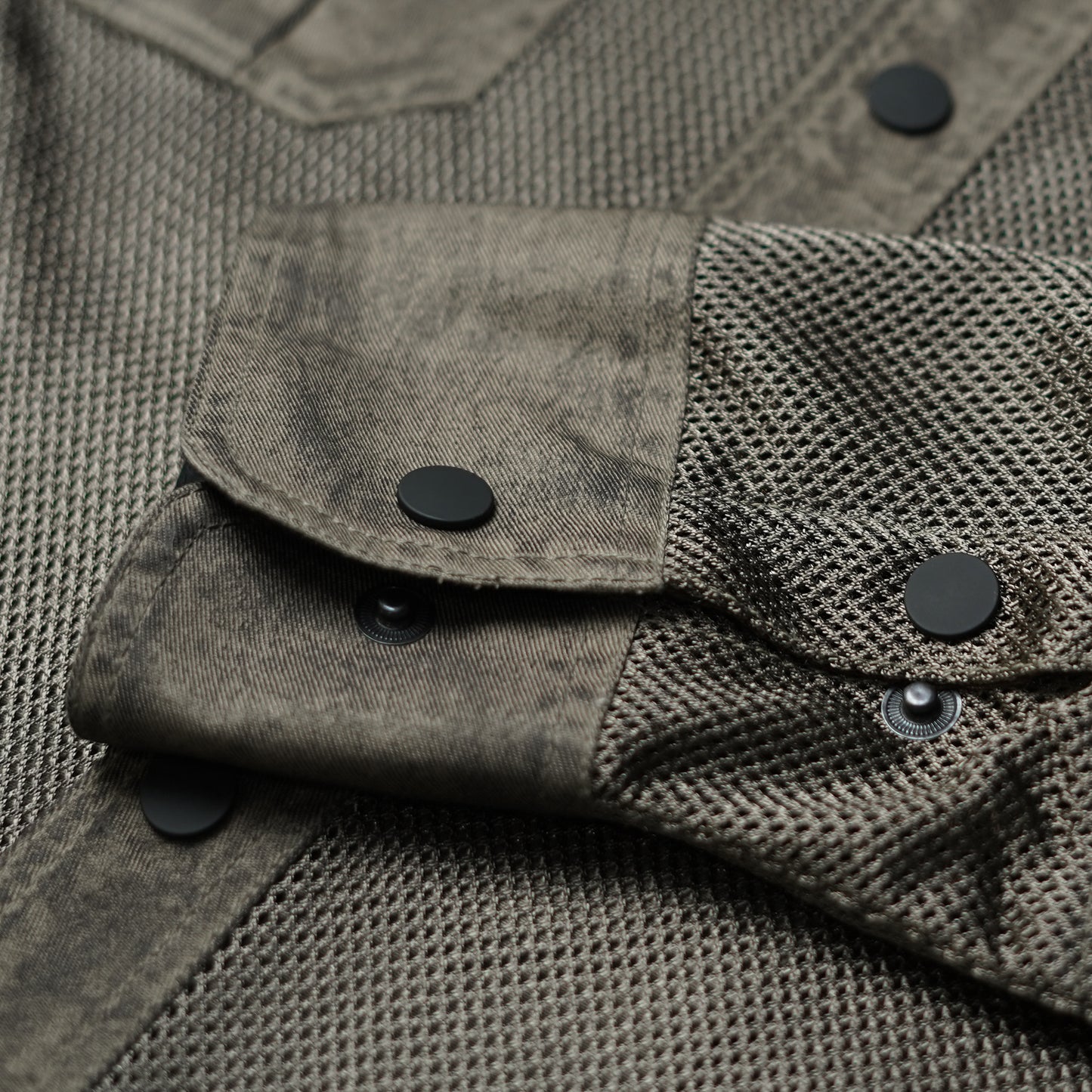 Olive Urban Mesh Protective Biker Mesh Shirt