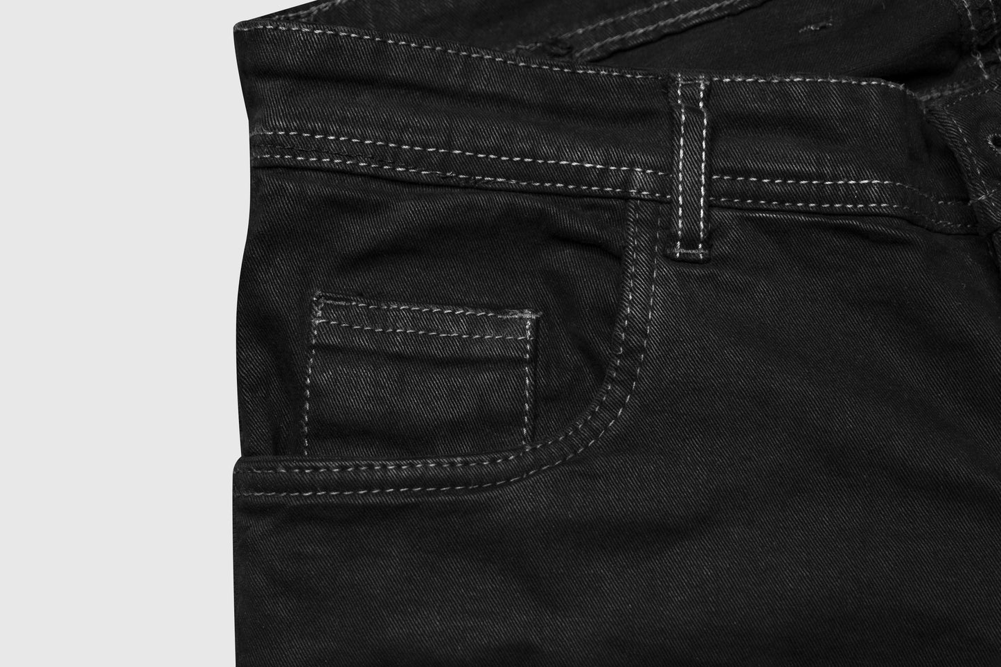 OAKLAND BLACK | Protective Motorcycle Denim Jeans