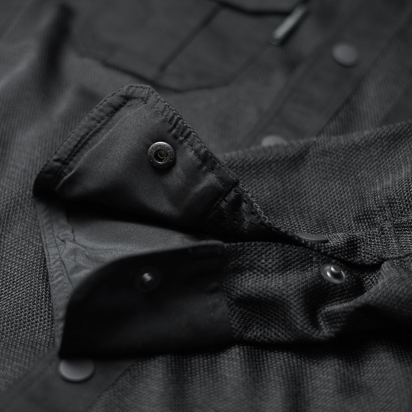 Stealth Black Protective Biker Mesh Shirt