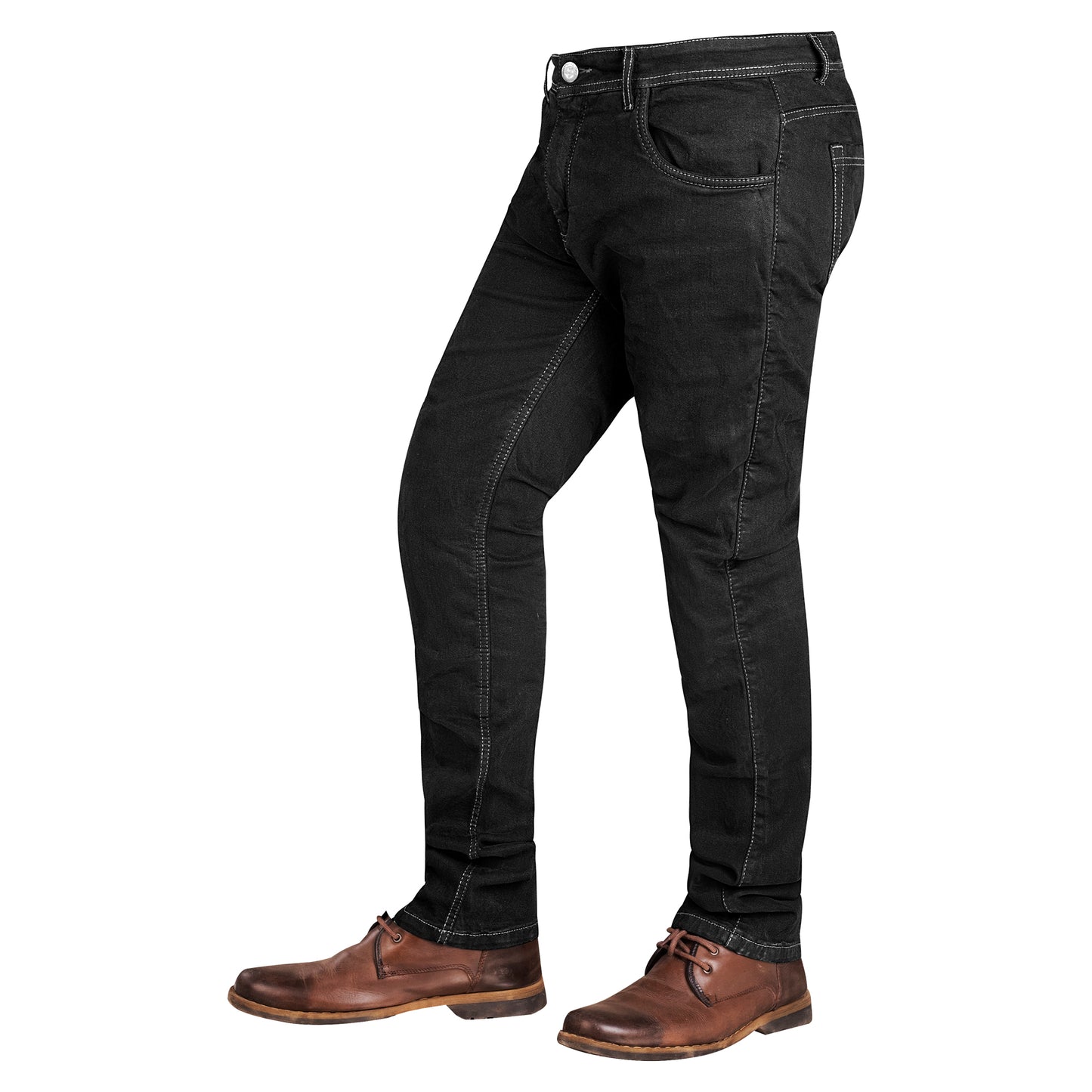 OAKLAND BLACK | Protective Motorcycle Denim Jeans