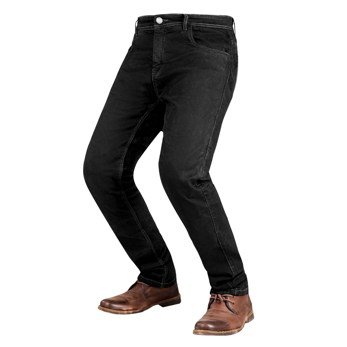 OAKLAND BLACK | Protective Motorcycle Denim Jeans
