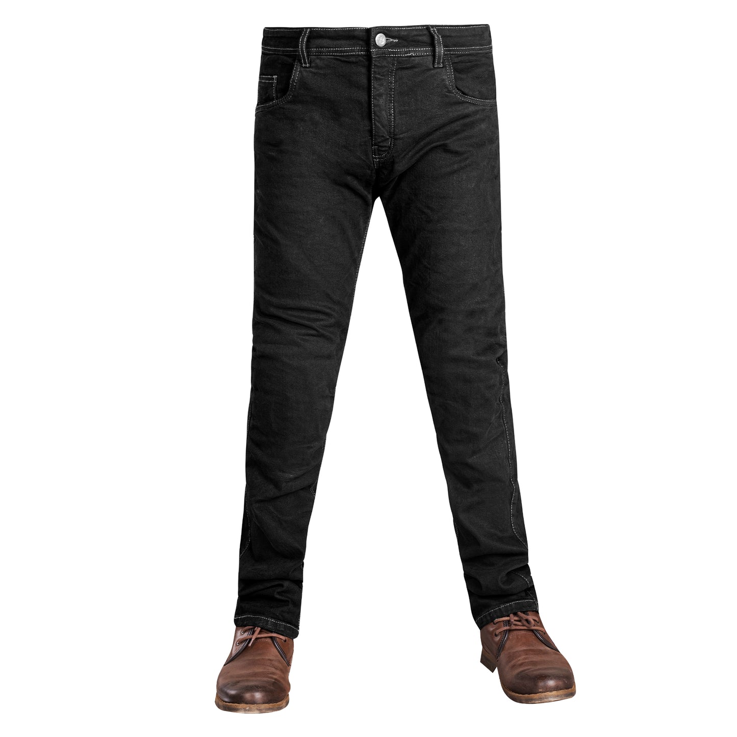 OAKLAND BLACK | Protective Motorcycle Denim Jeans