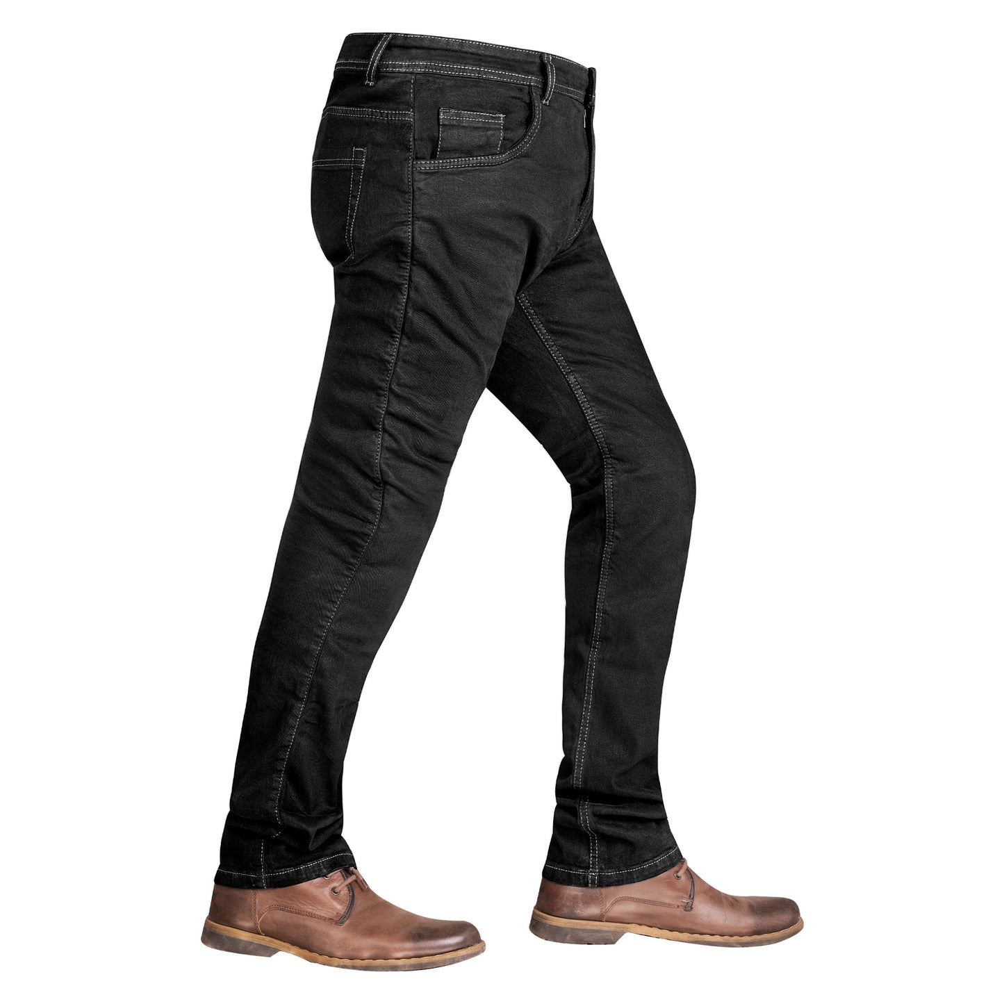 OAKLAND BLACK | Protective Motorcycle Denim Jeans