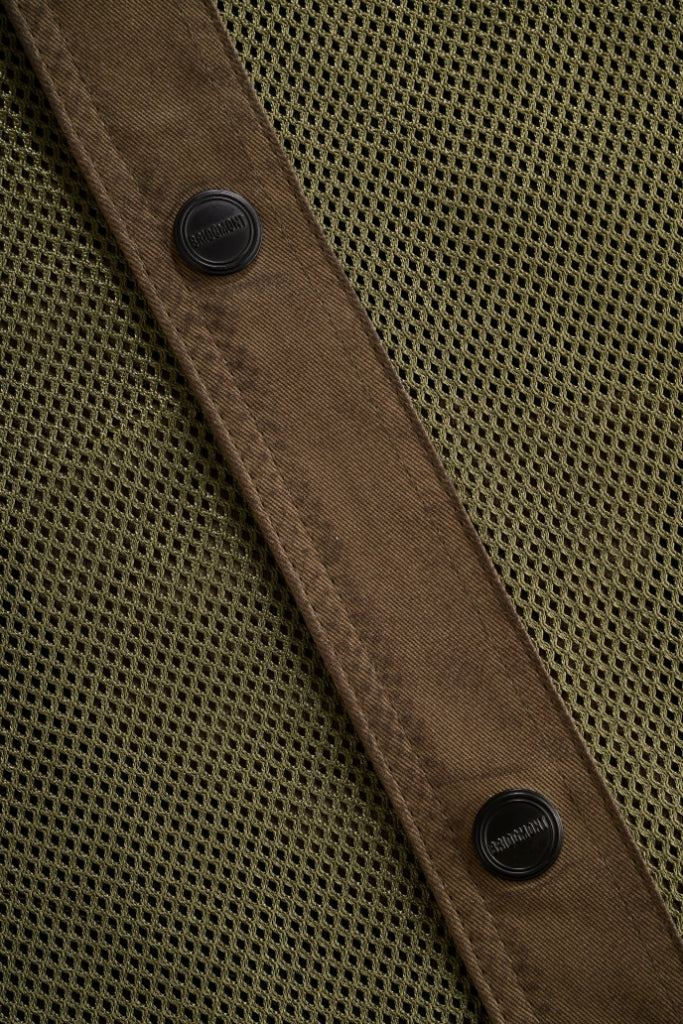 Olive Urban Protective Biker Mesh Shirt