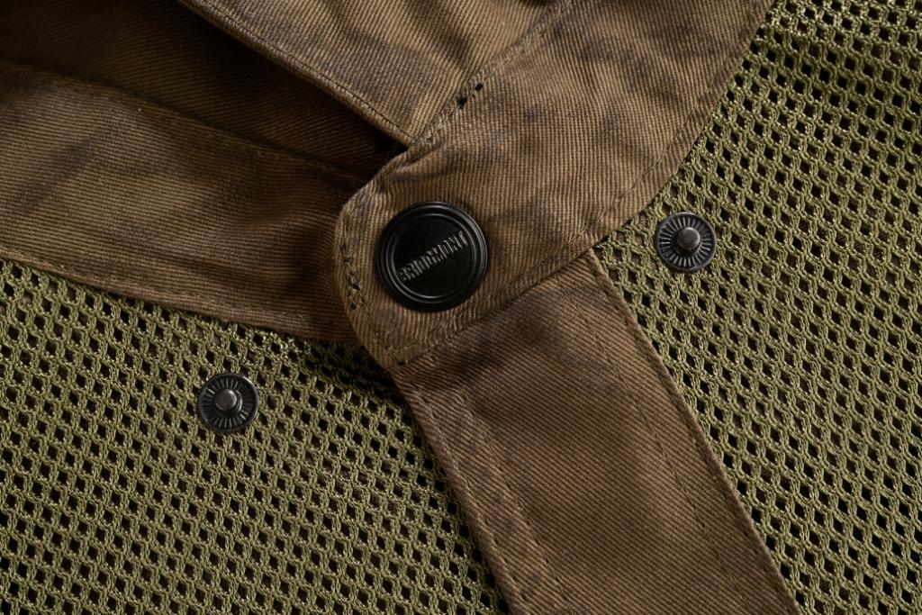 Olive Urban Protective Biker Mesh Shirt