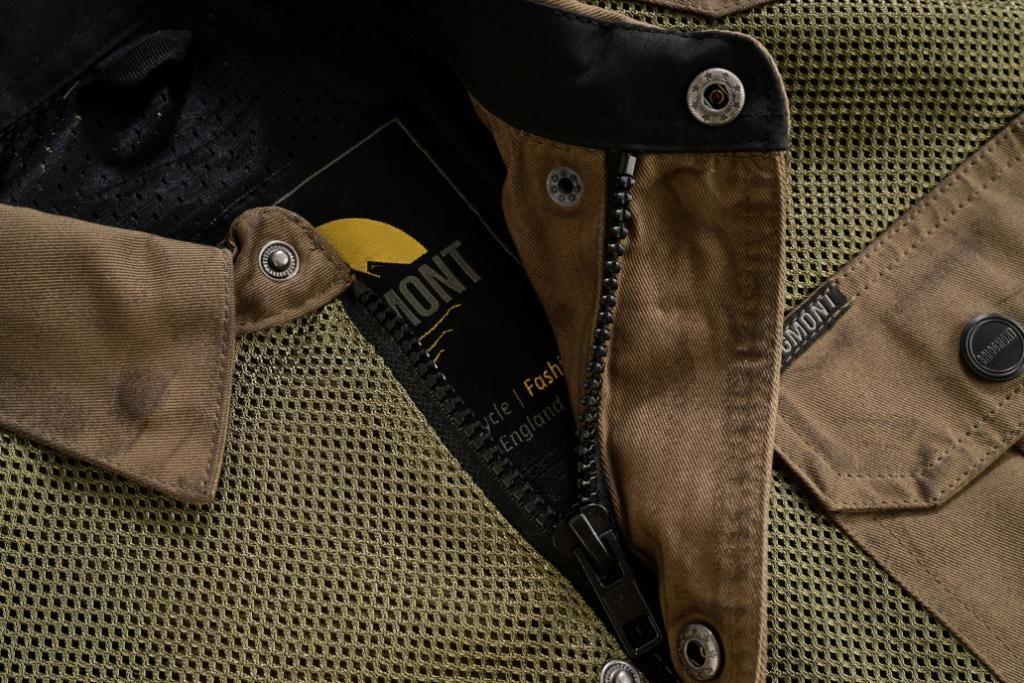 Olive Urban Protective Biker Mesh Shirt