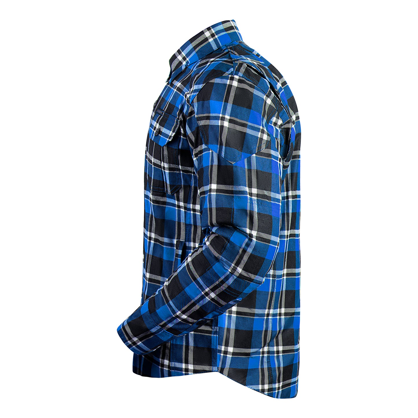 Black-9 Motorcycle Flannel Protective Biker Shirt | Lined with Kevlar - CE Armour