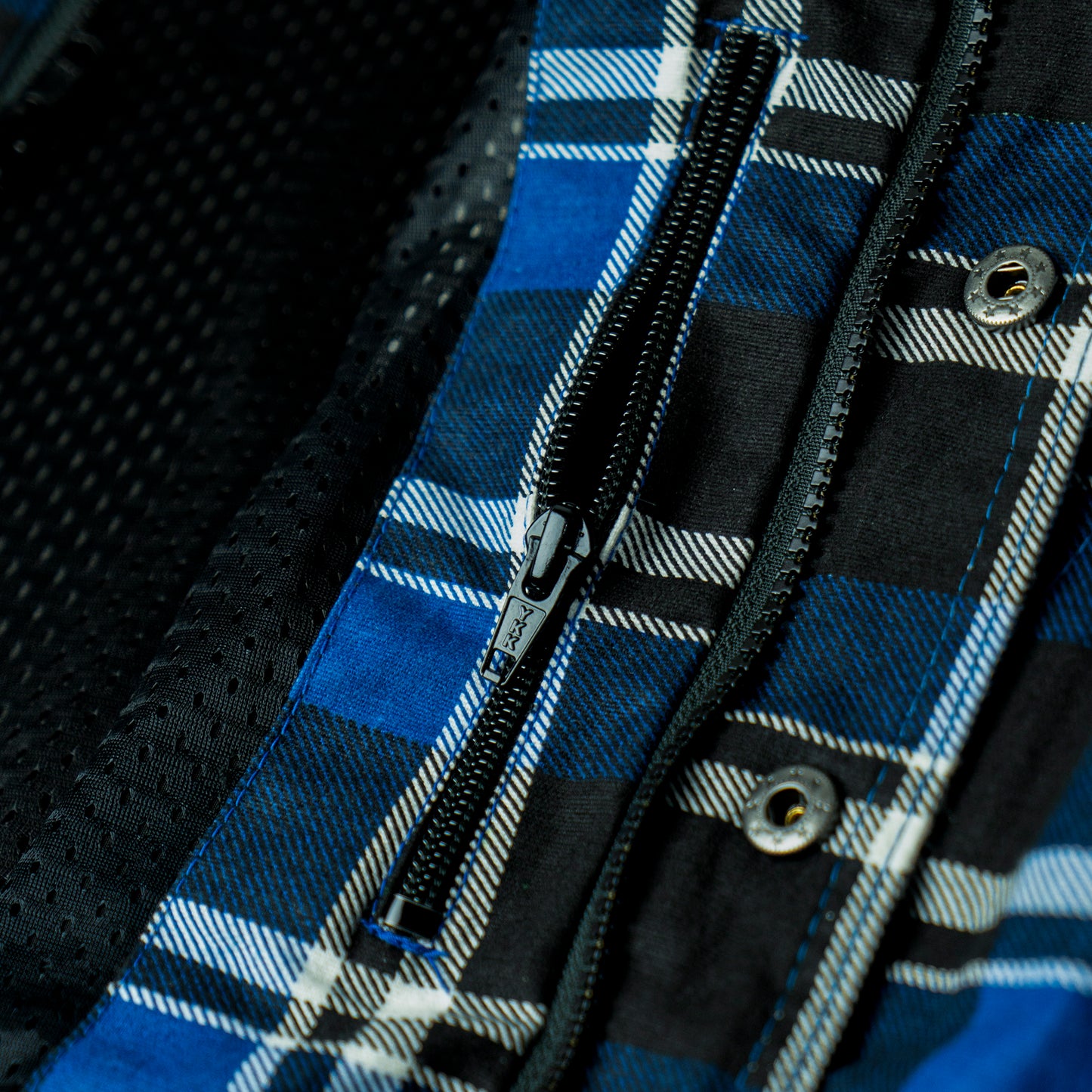 Black-9 Motorcycle Flannel Protective Biker Shirt | Lined with Kevlar - CE Armour