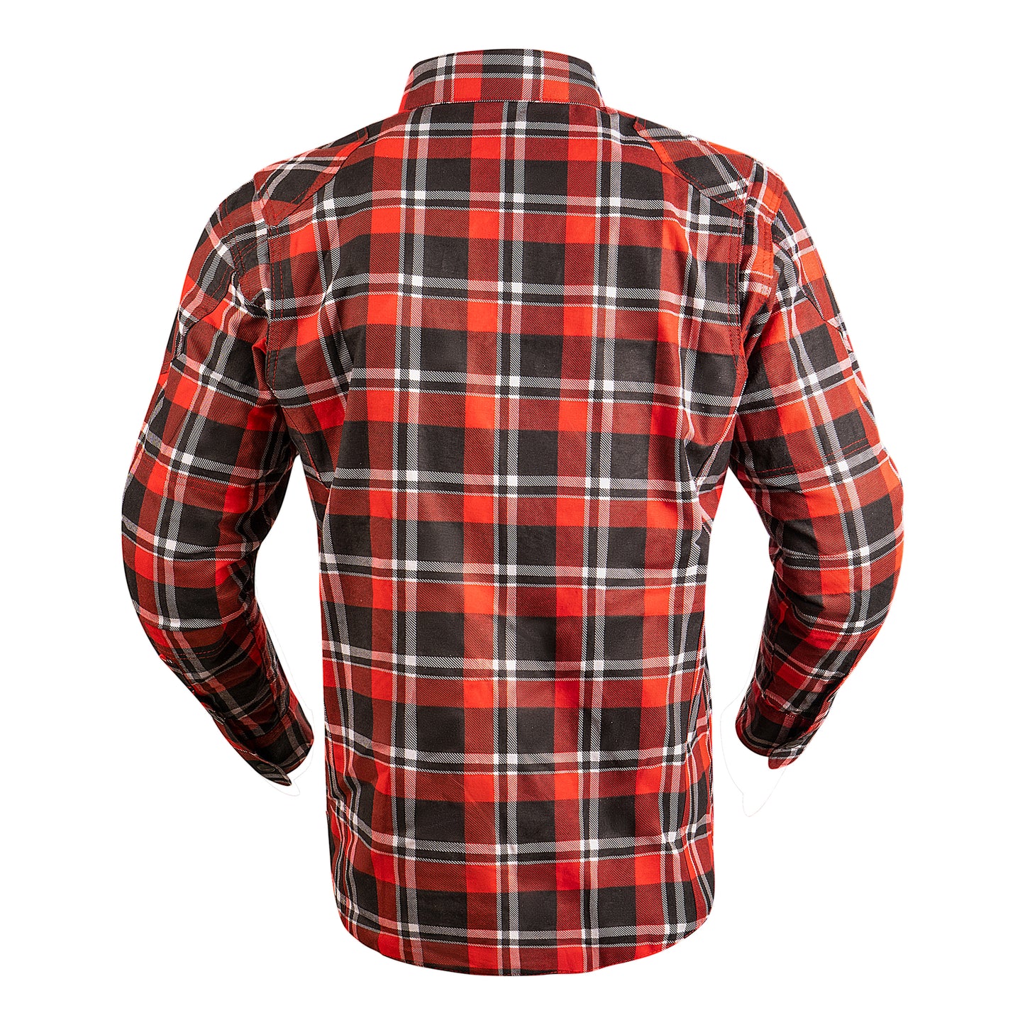 Black-9 Motorcycle Flannel Protective Biker Shirt