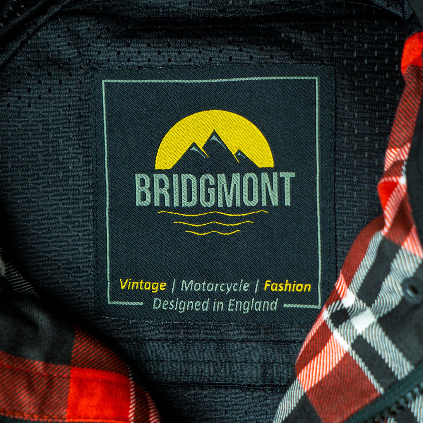Black-9 Motorcycle Flannel Protective Biker Shirt