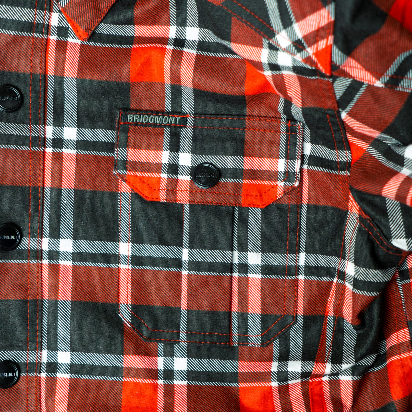Black-9 Motorcycle Flannel Protective Biker Shirt