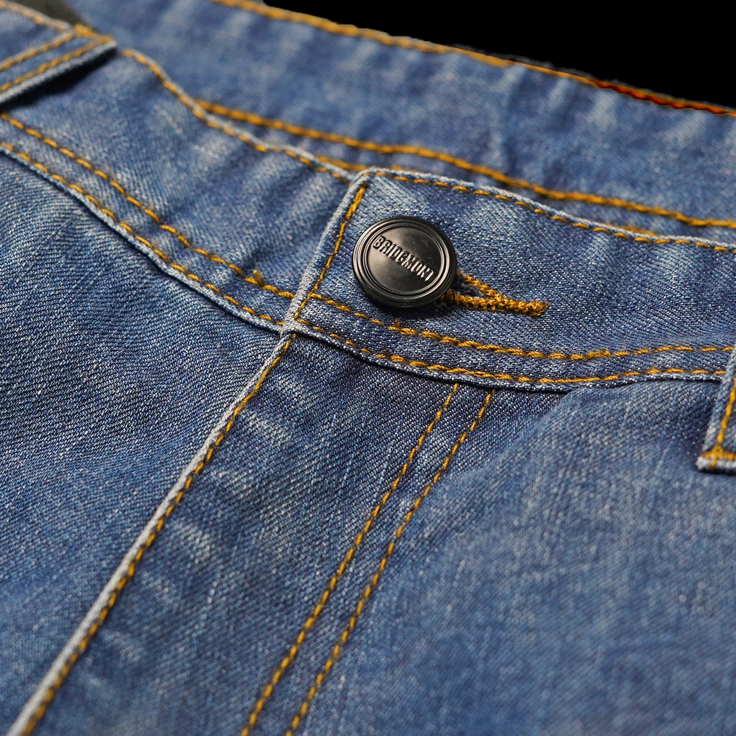 Atomic Blue Kevlar-Lined Protective Motorcycle Jeans
