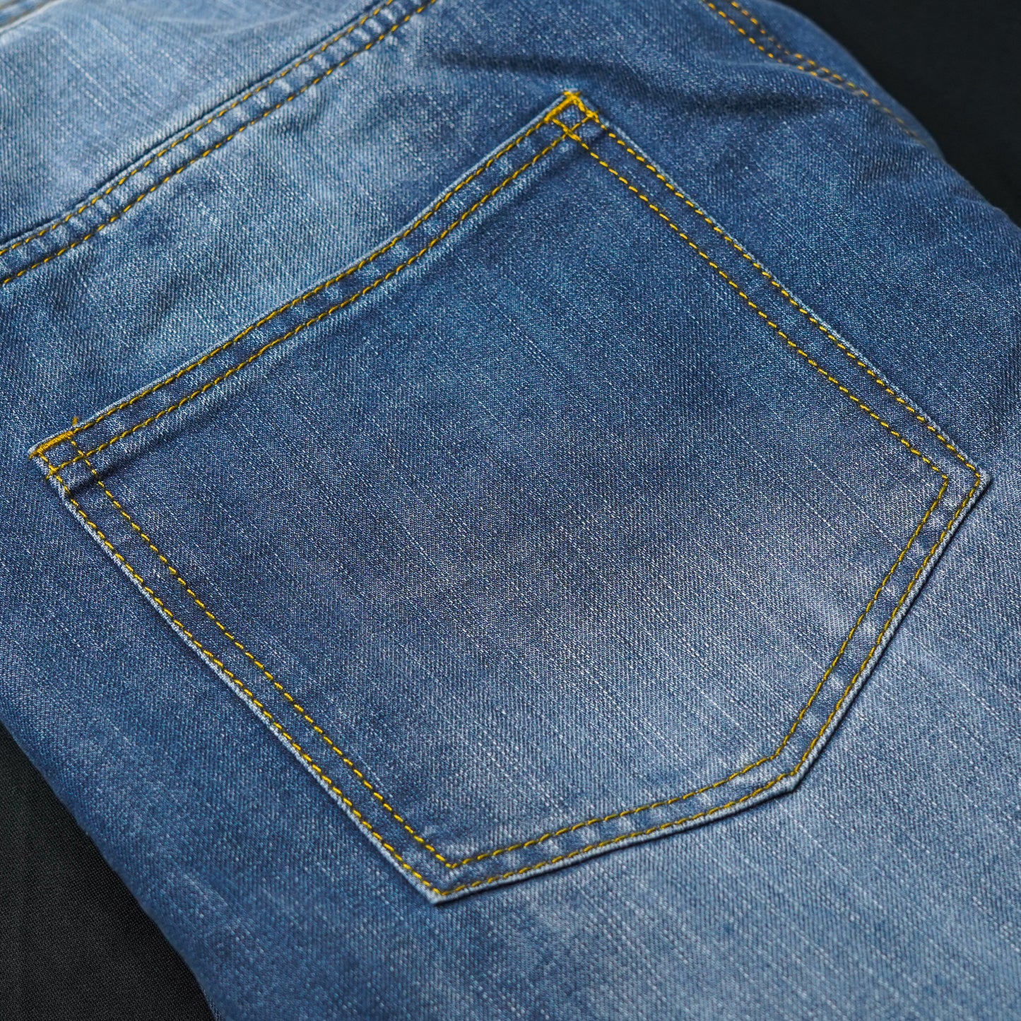 Atomic Blue Kevlar-Lined Protective Motorcycle Jeans