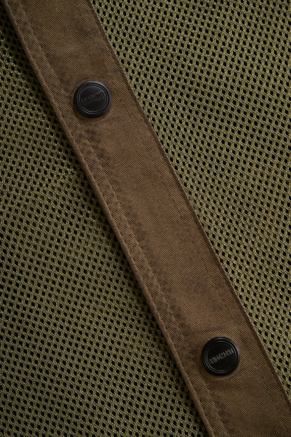 Olive Urban Protective Biker Mesh Shirt