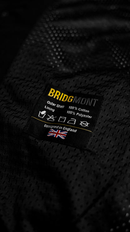 Midnight Phantom Black Waxed Motorcycle Riding Shirt