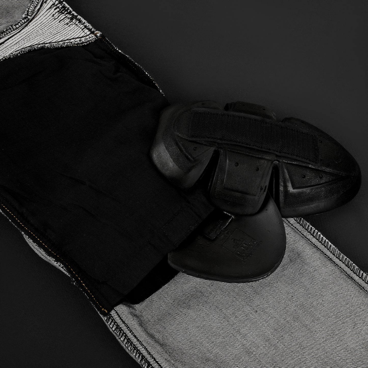 Rustic Black Kevlar-Lined Protective Motorcycle Jeans