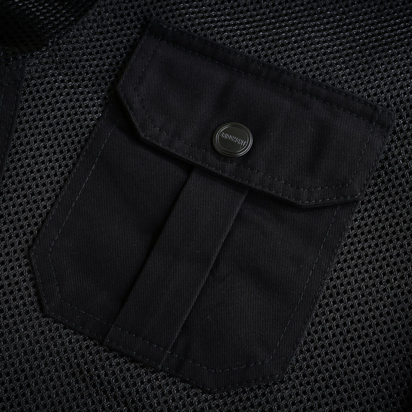 Stealth Black Protective Biker Mesh Shirt