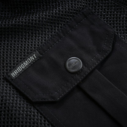 Stealth Black Protective Biker Mesh Shirt