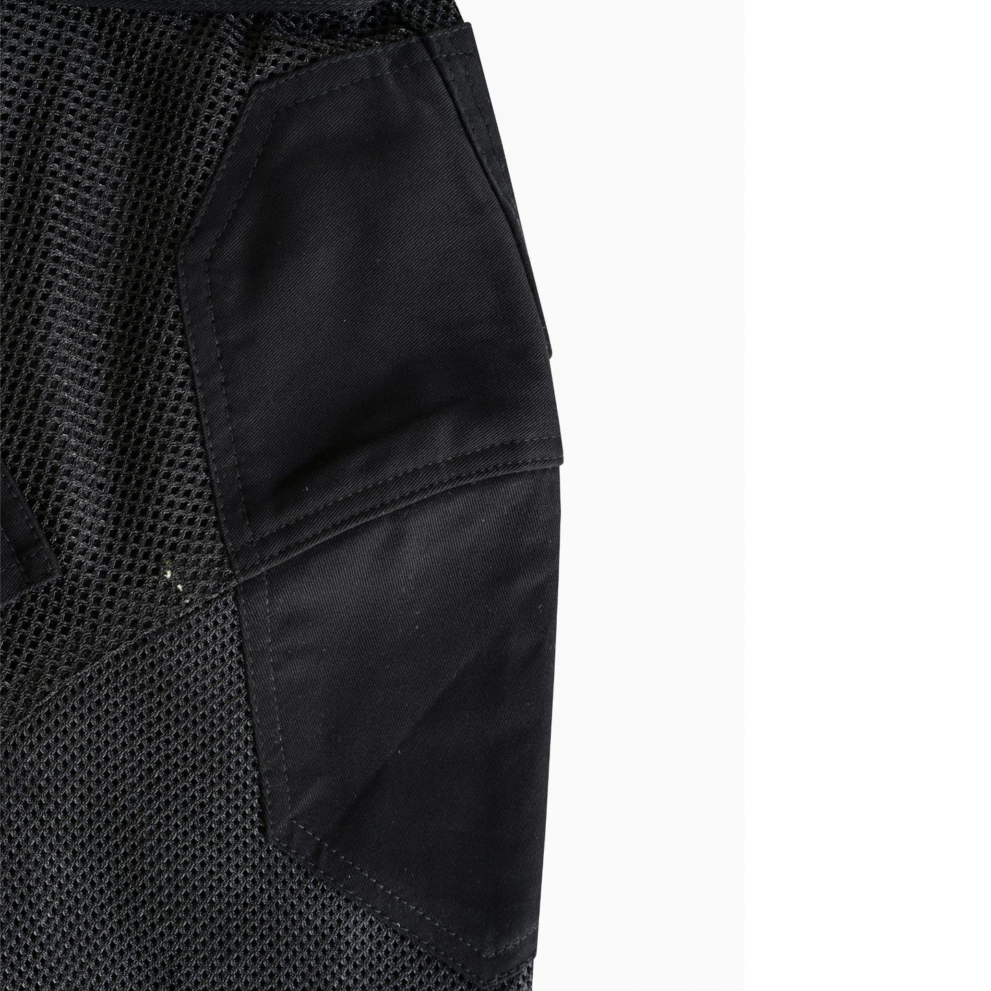 Stealth Black Protective Biker Mesh Shirt
