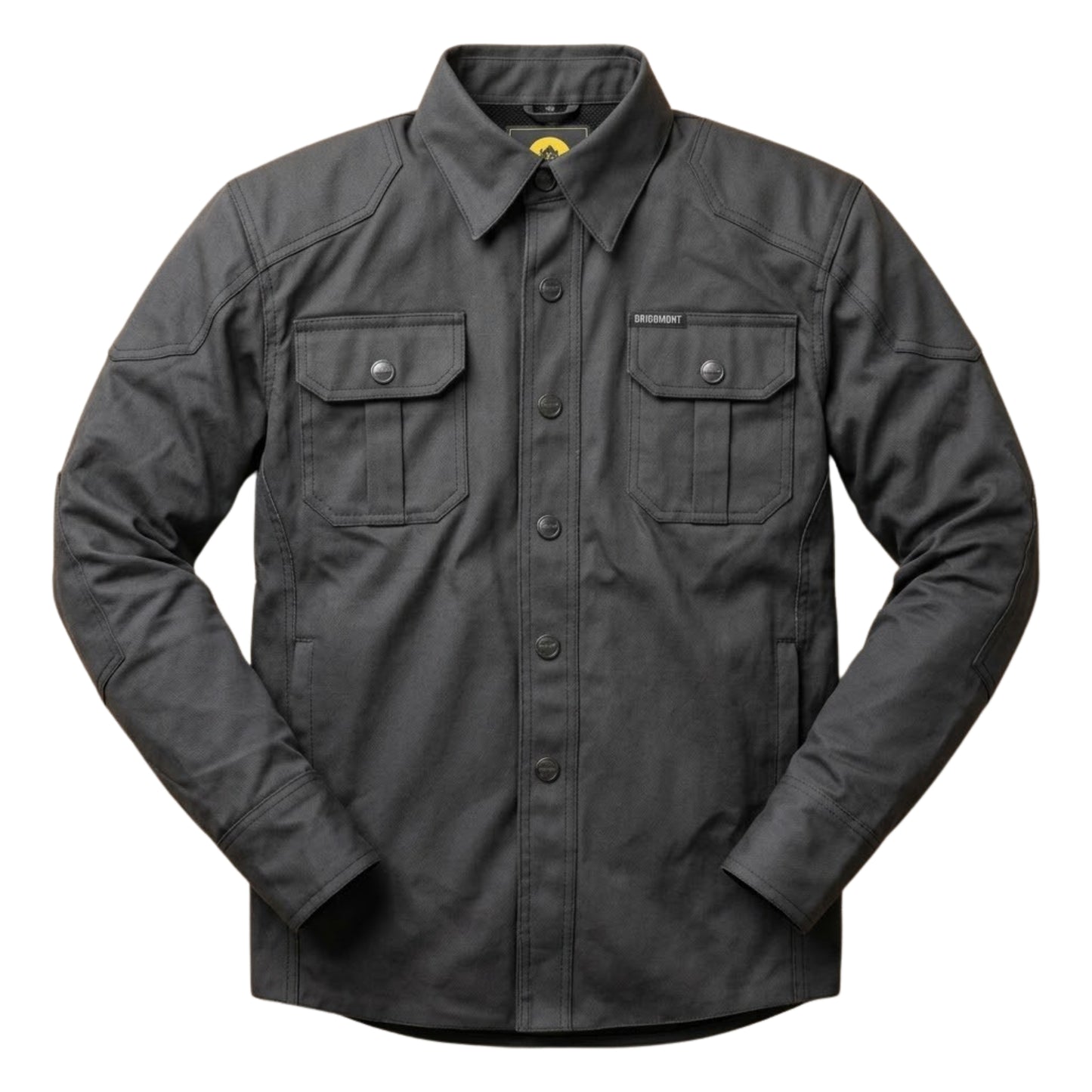 Midnight Phantom Black Waxed Motorcycle Riding Shirt